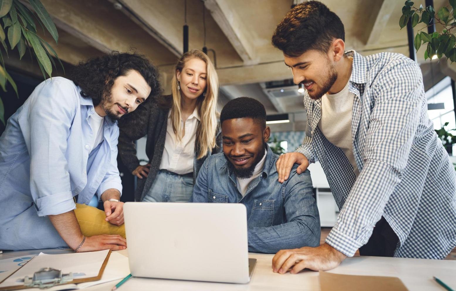 Mentor bei der Beratung von Gründern